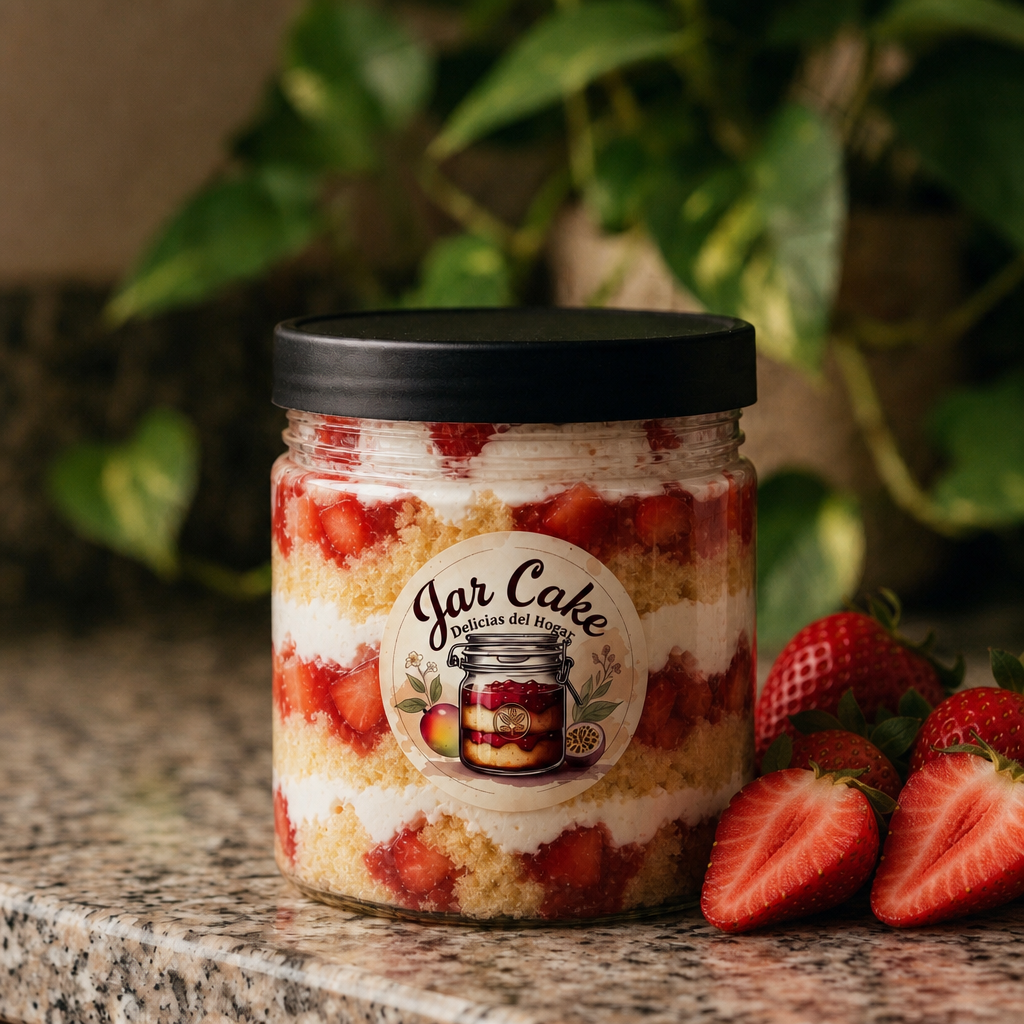 Fresas con Bizcocho
